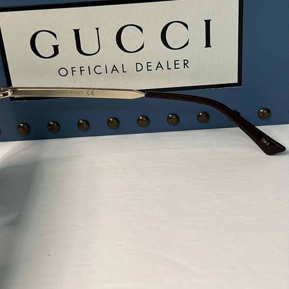 💯 - New - GUCCI GG0829SA 002 aviator sunglass black and ruthenium frame with… - Picture 9 of 16